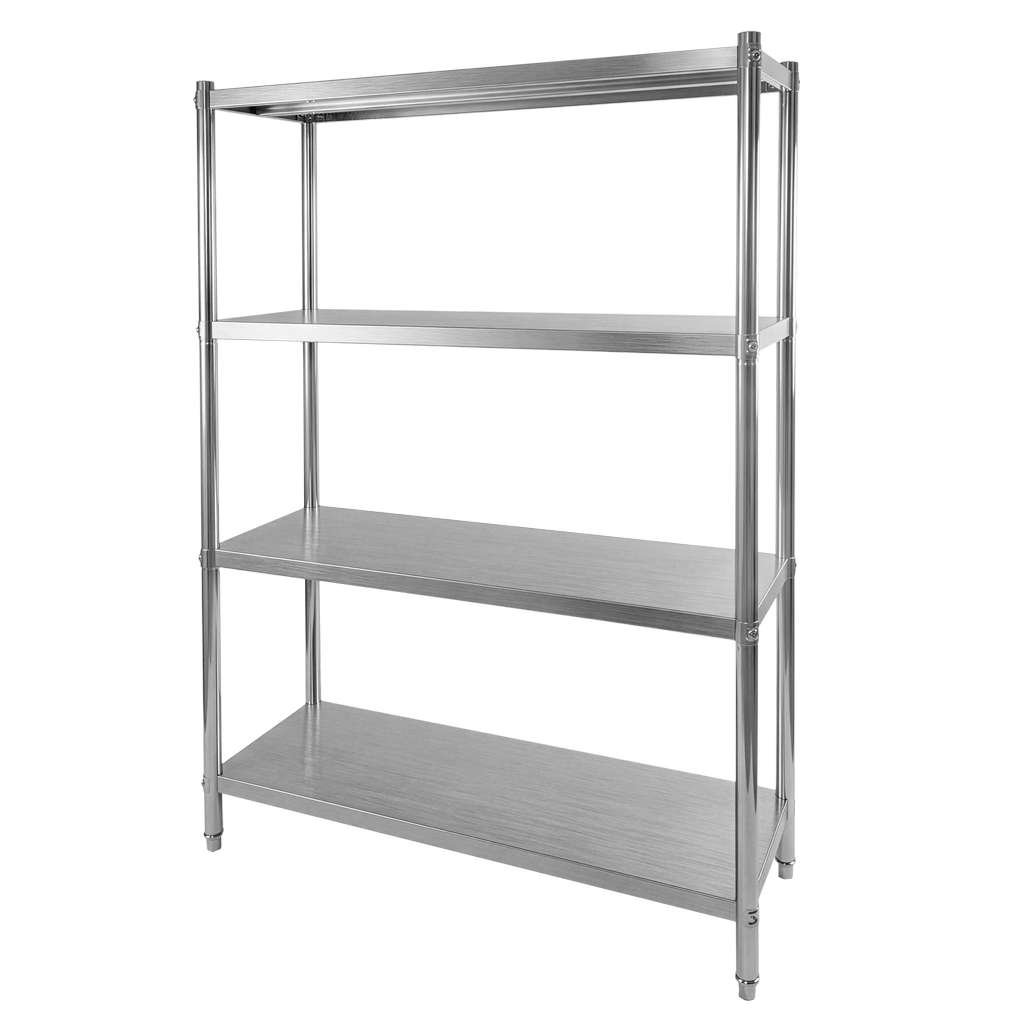 Nerūdijančio plieno gastronominis stelažas Mega-M X STANDARD 120×60×180 cm