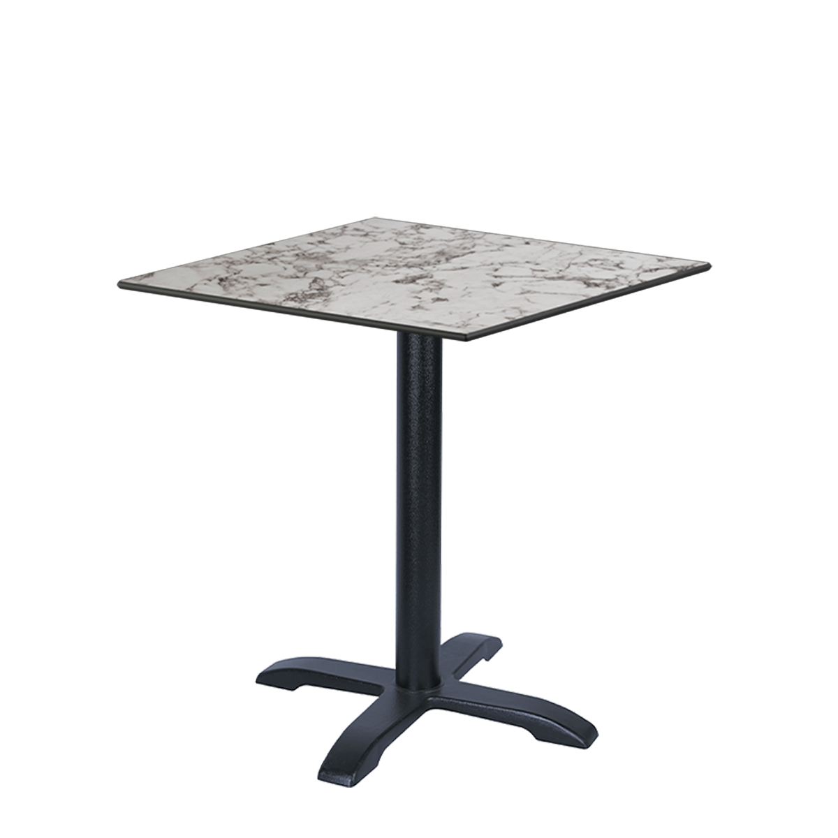 CARVO restorano stalas su HPL stalviršiu – 69×69 cm