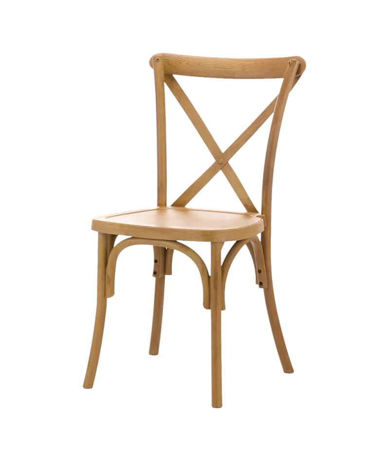 Vestuvinė kėdė Cross-Back Polywood