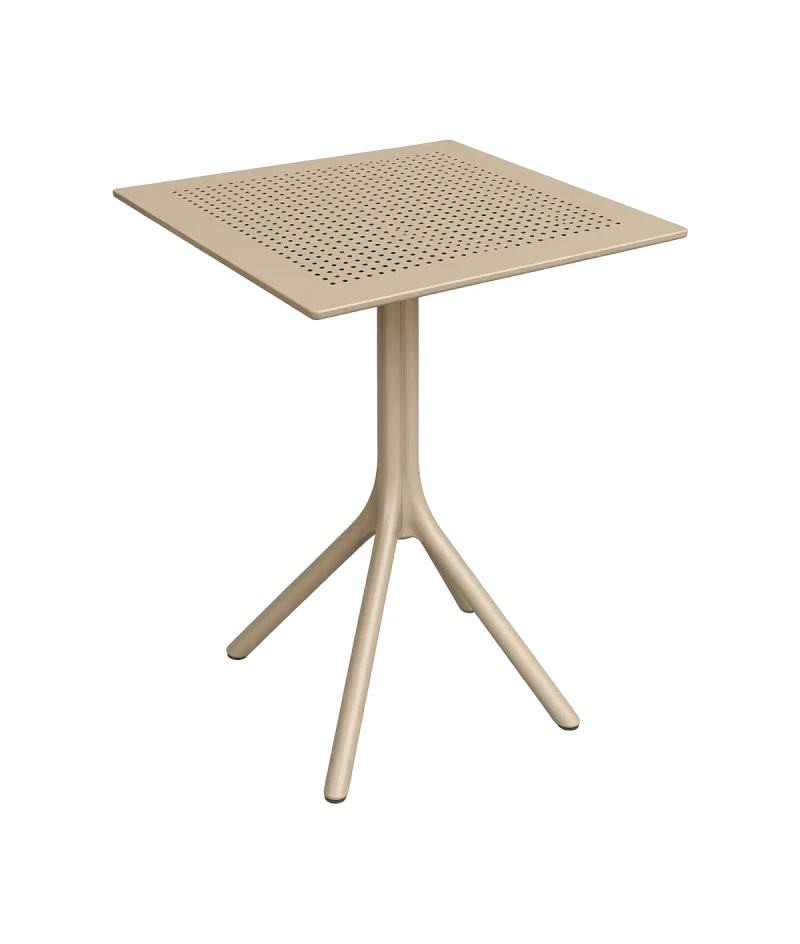 Plastikinis terasos stalas Tavoli 80×80 cm