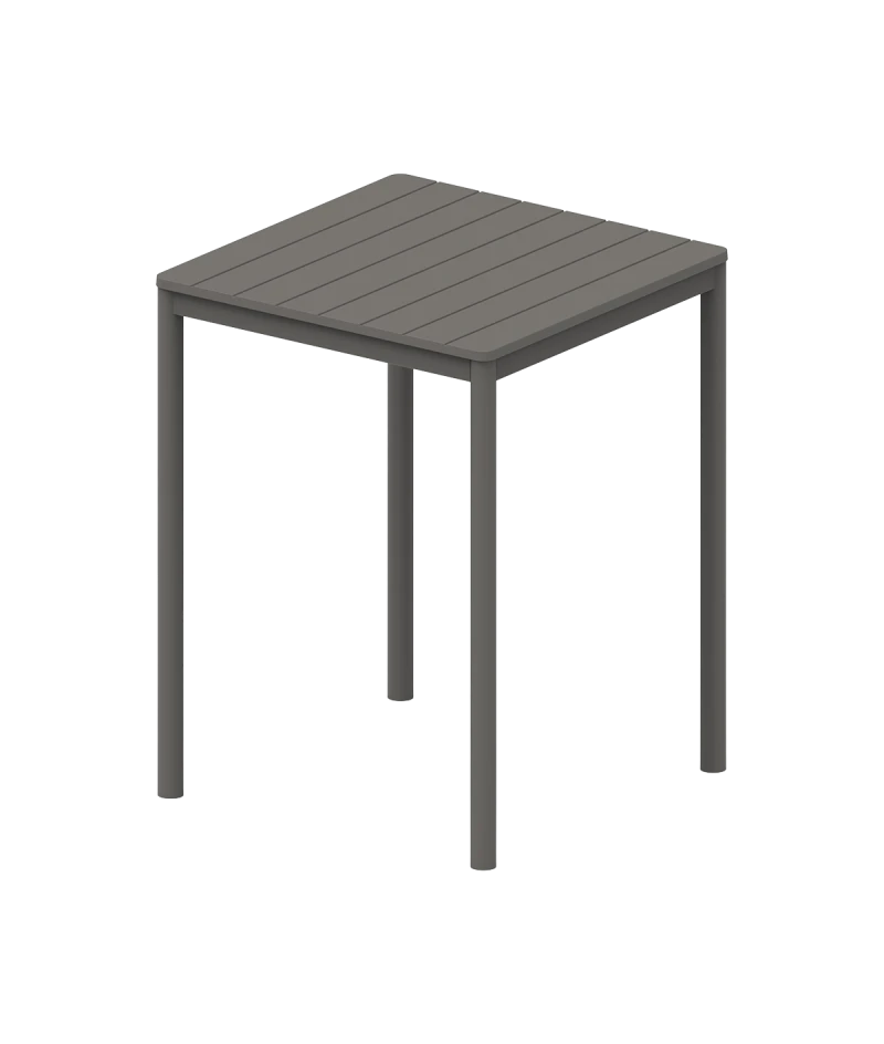 Aukštas plastikinis stalas Terrazza Bar 80×80 cm
