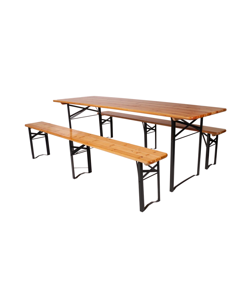 Alaus stalo komplektas Woody 220×70 cm
