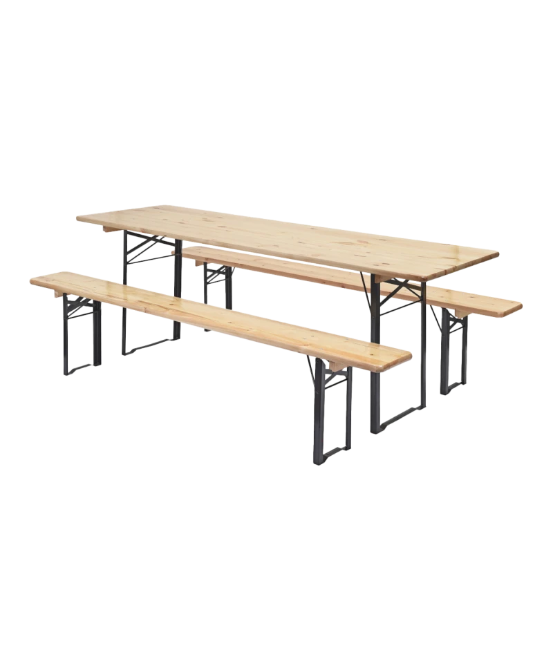 Alaus stalo komplektas Woody Strong 220×80 cm